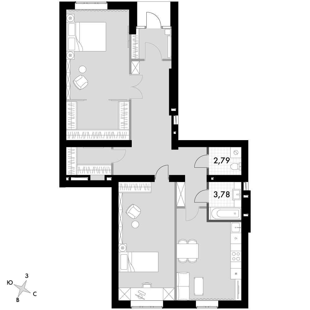 План таунхауса