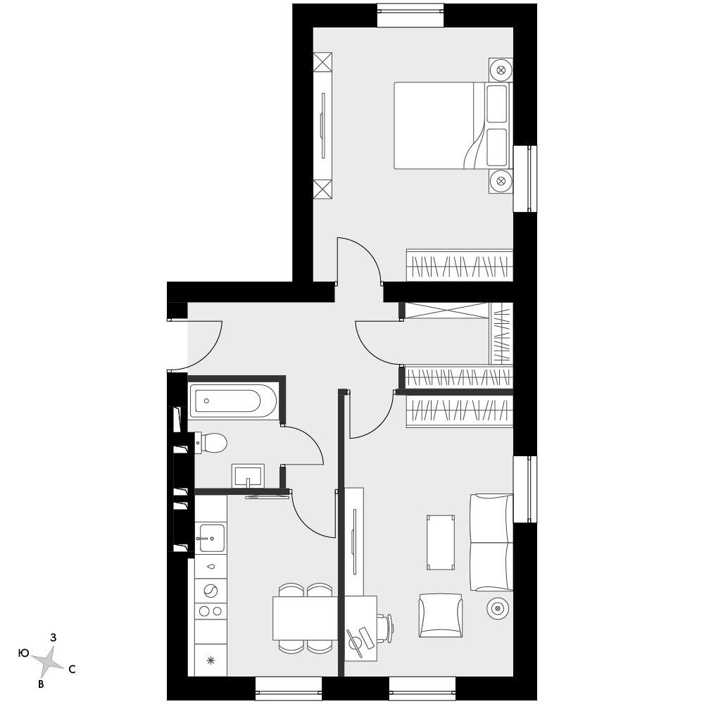 План таунхауса