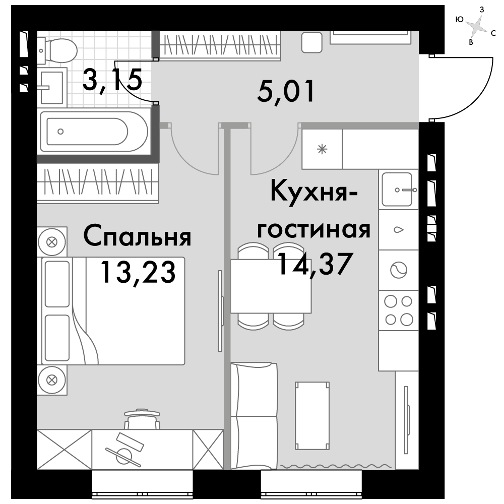 План таунхауса