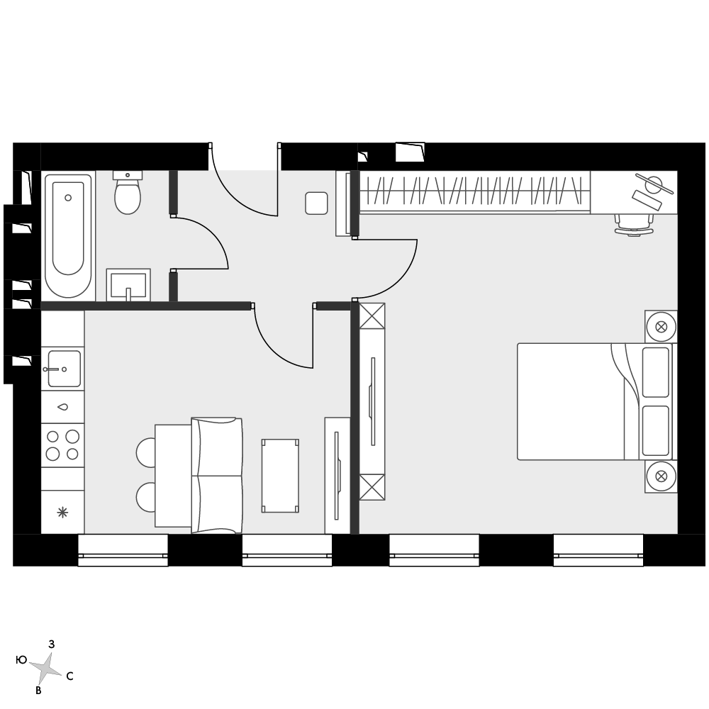 План таунхауса