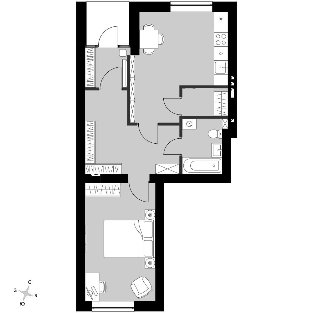 План таунхауса