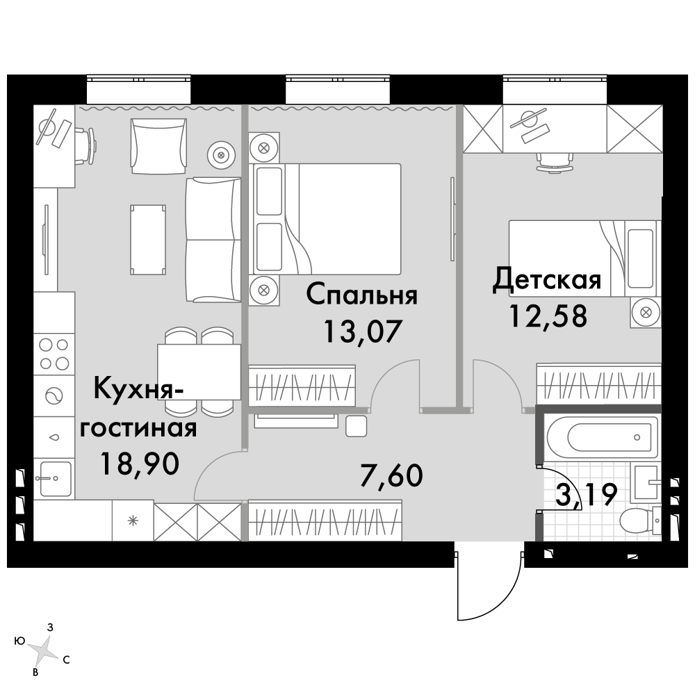 План таунхауса