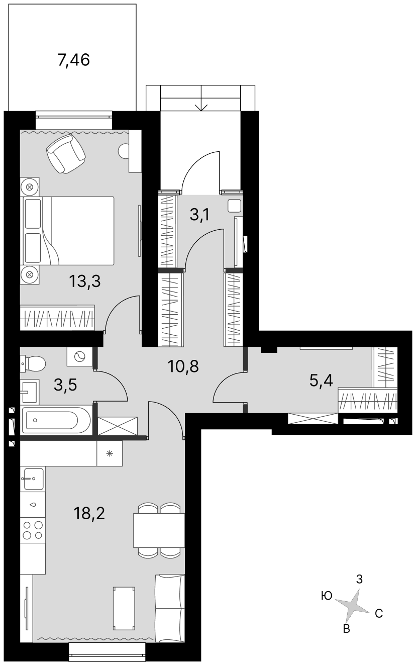 План таунхауса