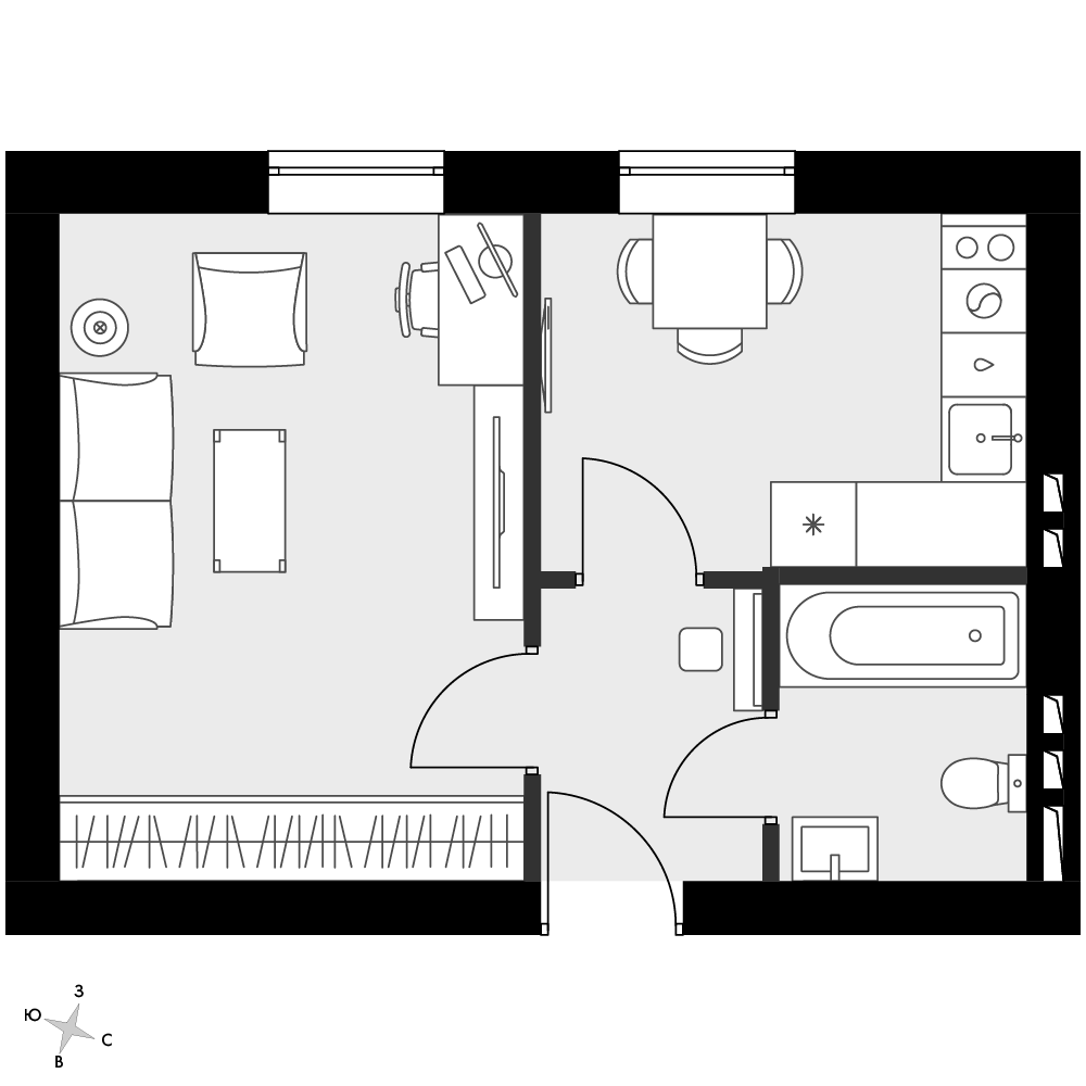 План таунхауса