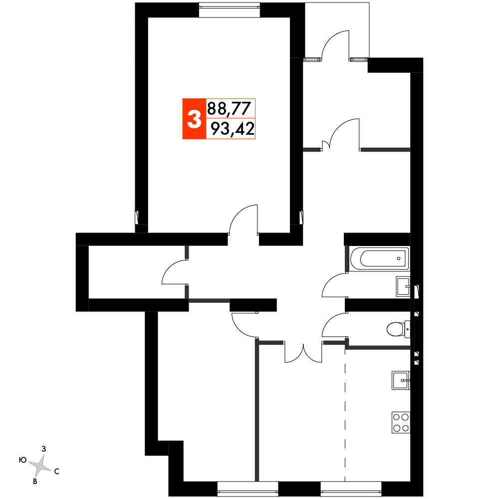 План таунхауса