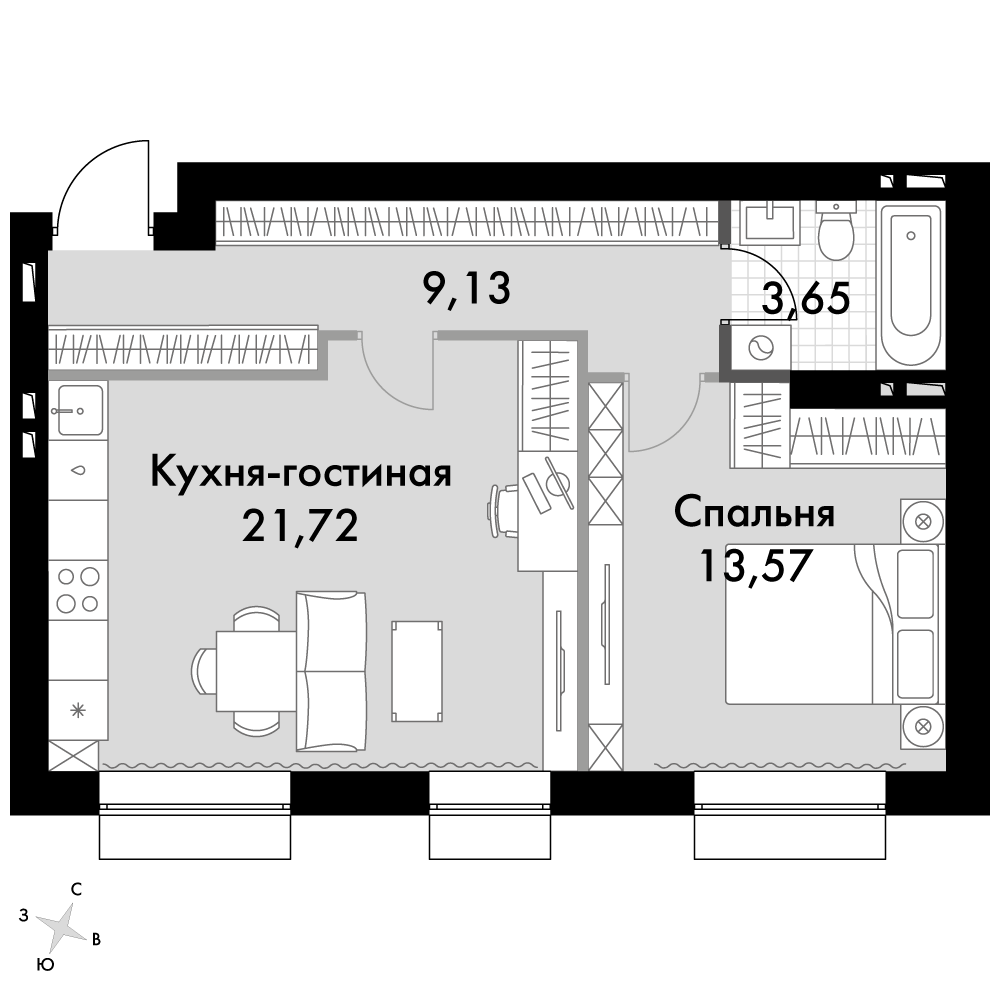 План таунхауса