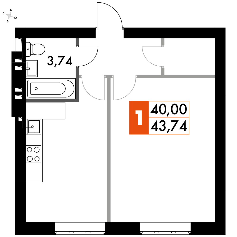 План таунхауса