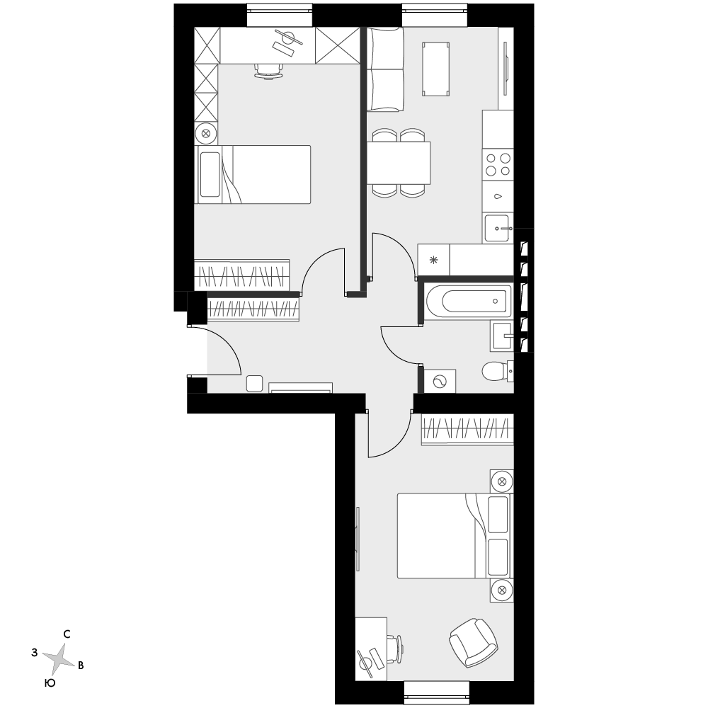 План таунхауса