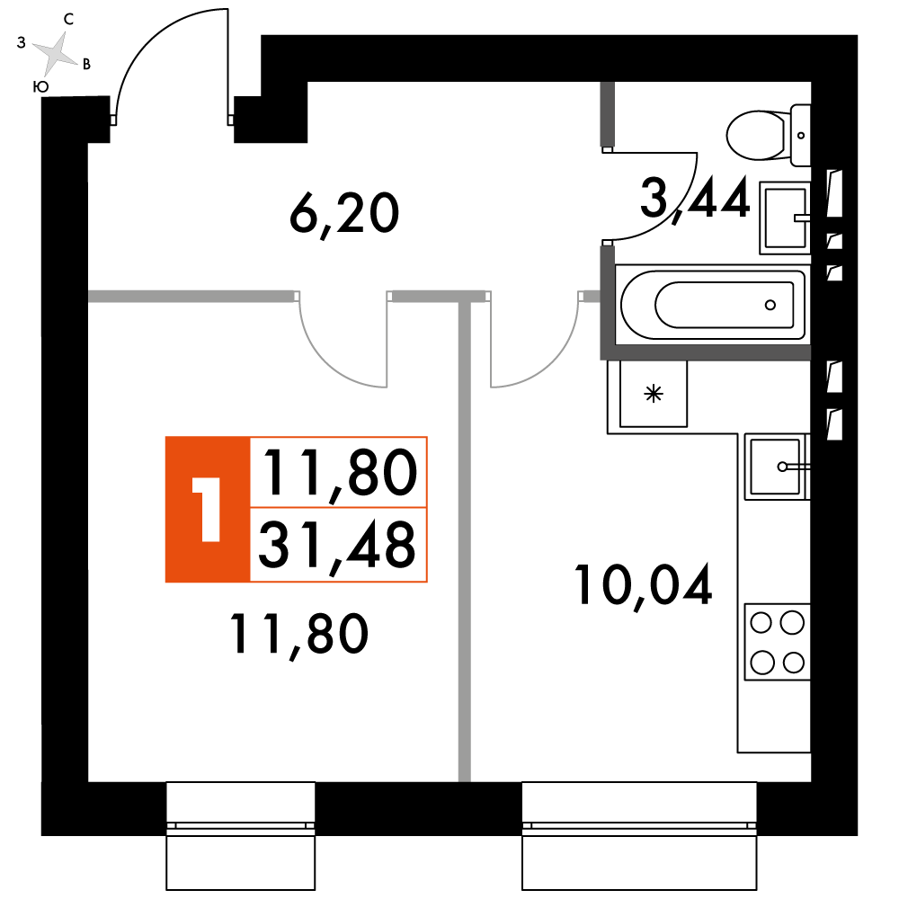 План таунхауса