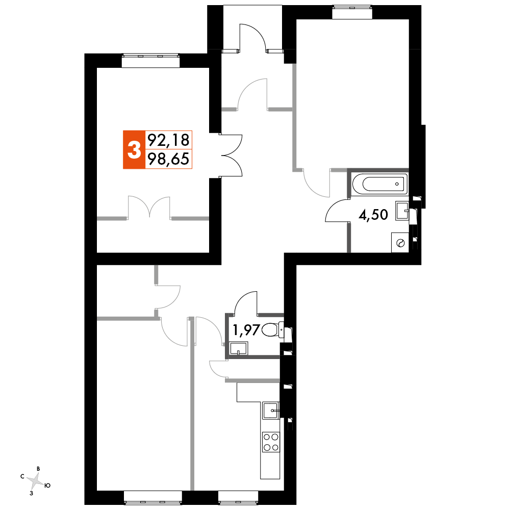 План таунхауса