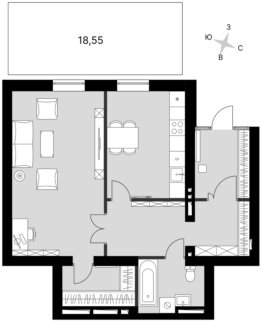 План таунхауса