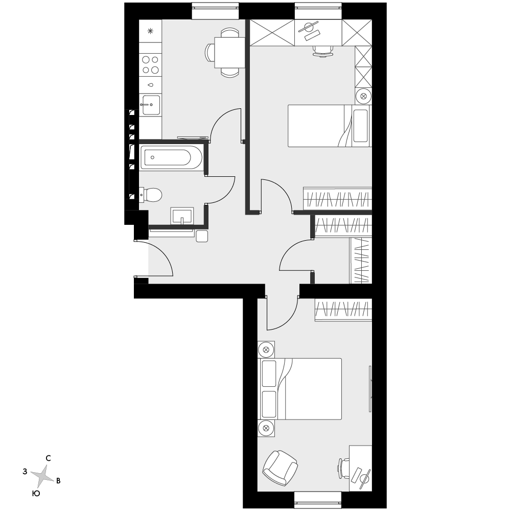 План таунхауса