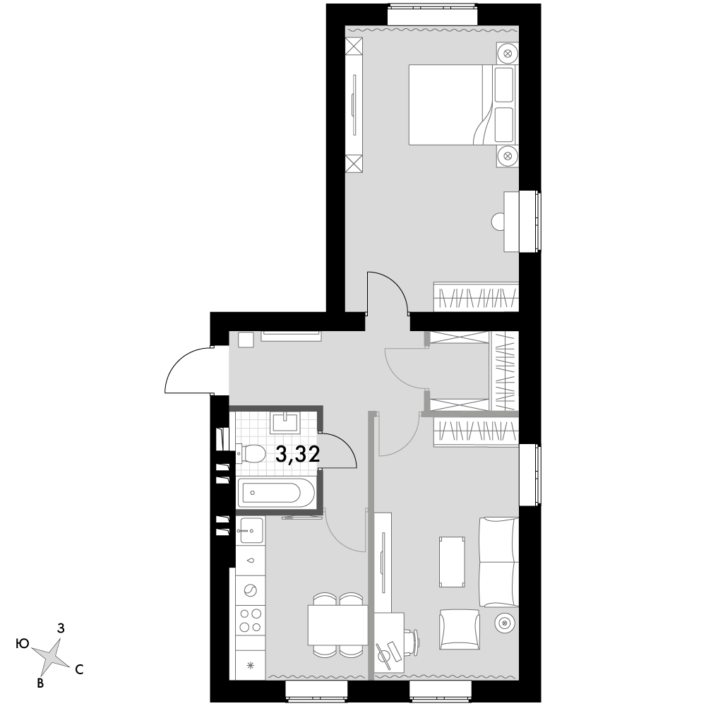 План таунхауса