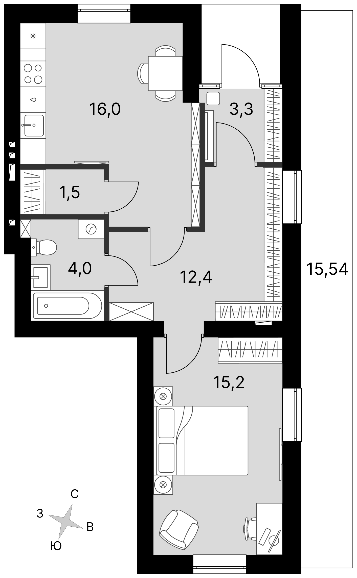 План таунхауса