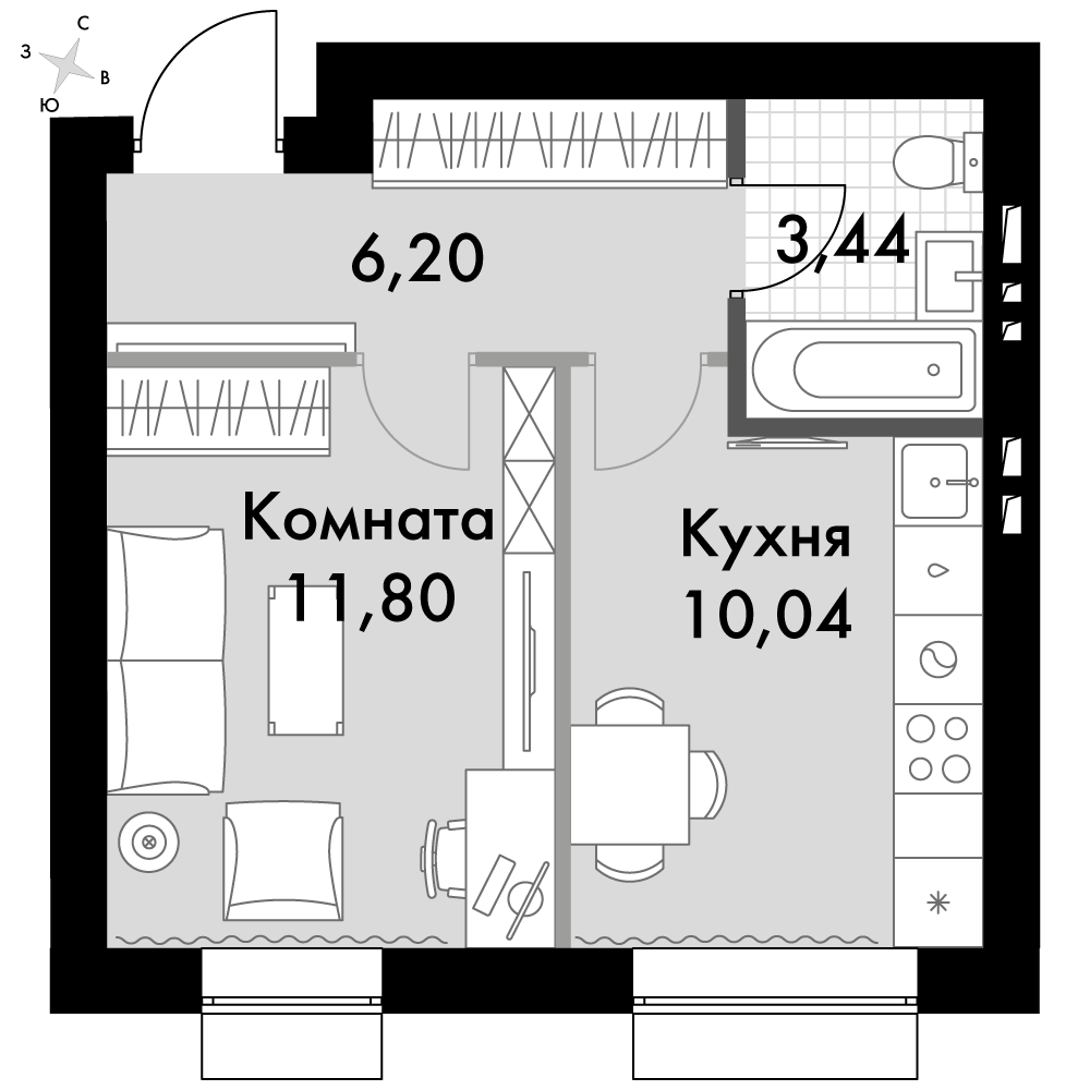 План таунхауса