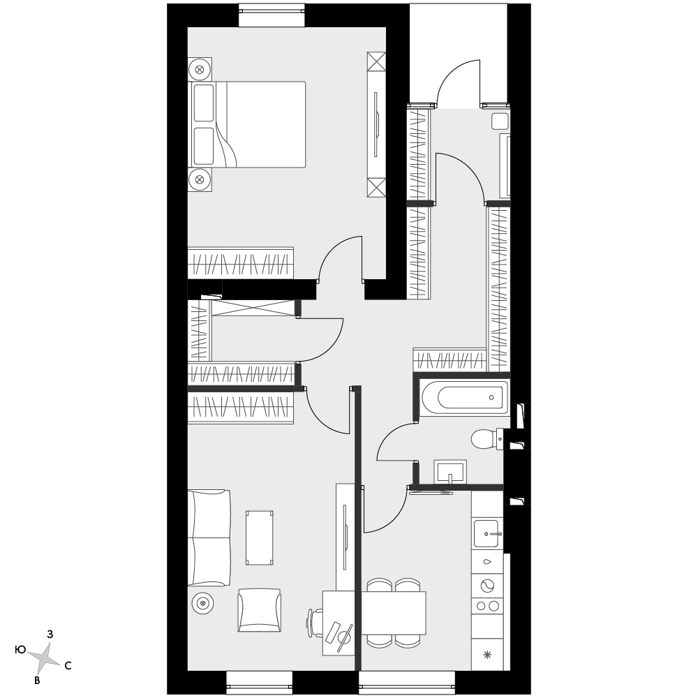 План таунхауса