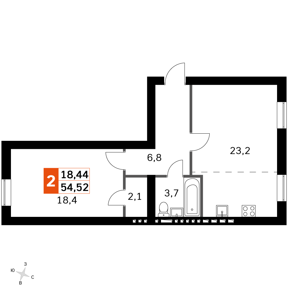 План таунхауса