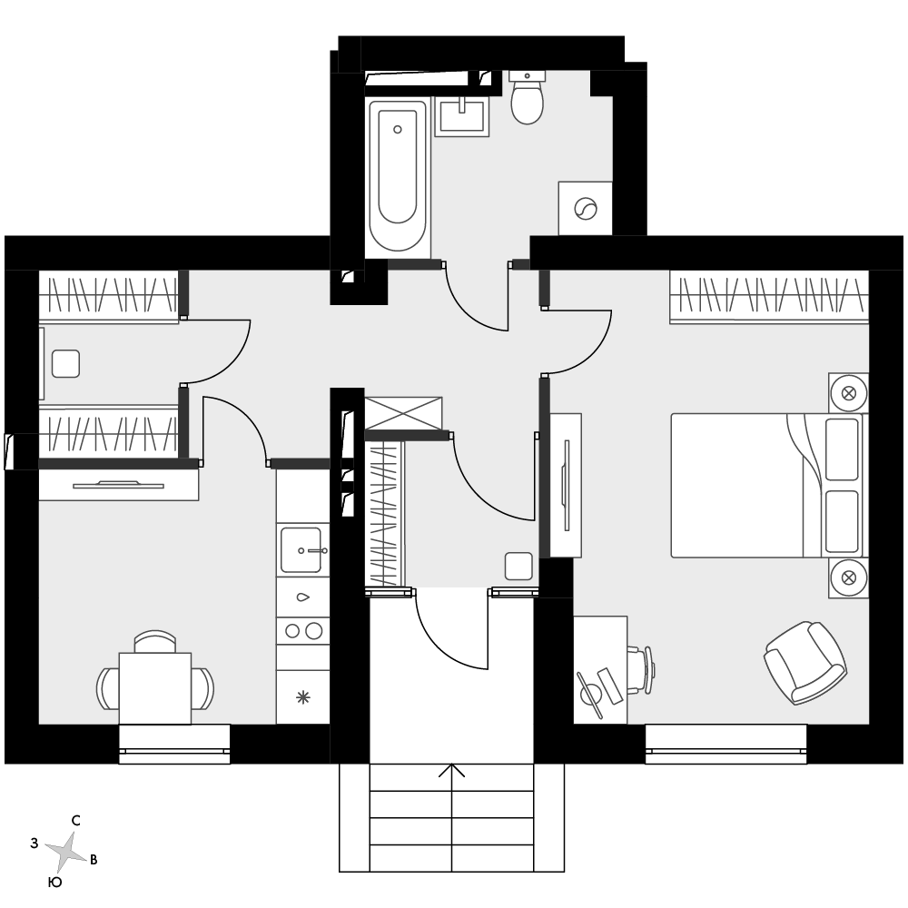 План таунхауса