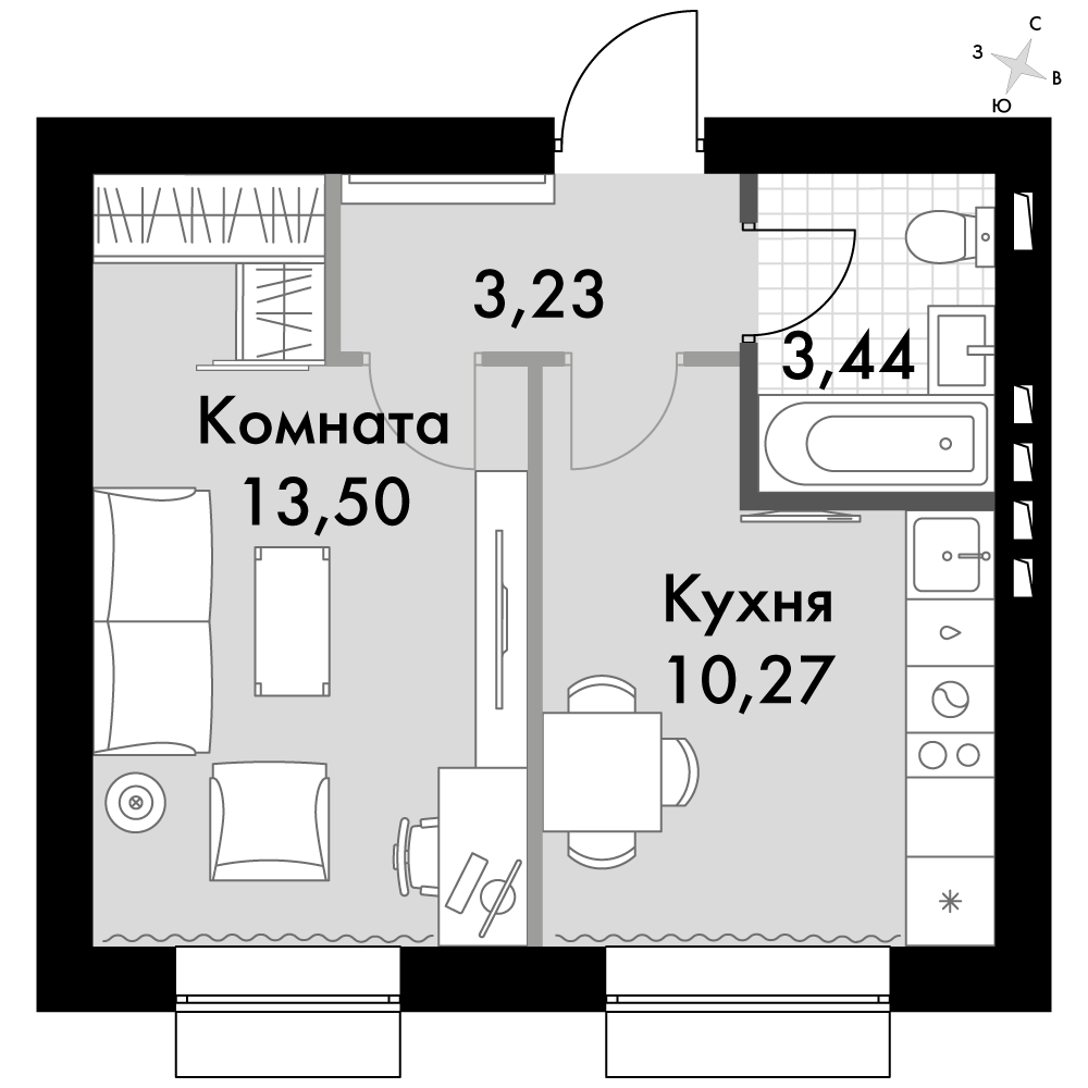 План таунхауса