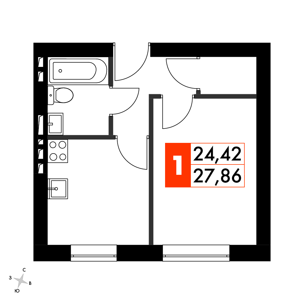 План таунхауса