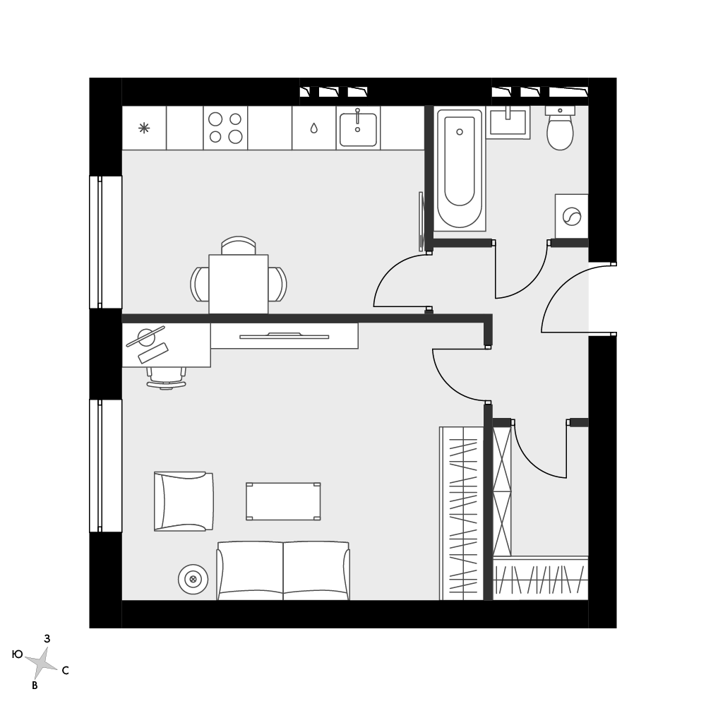 План таунхауса