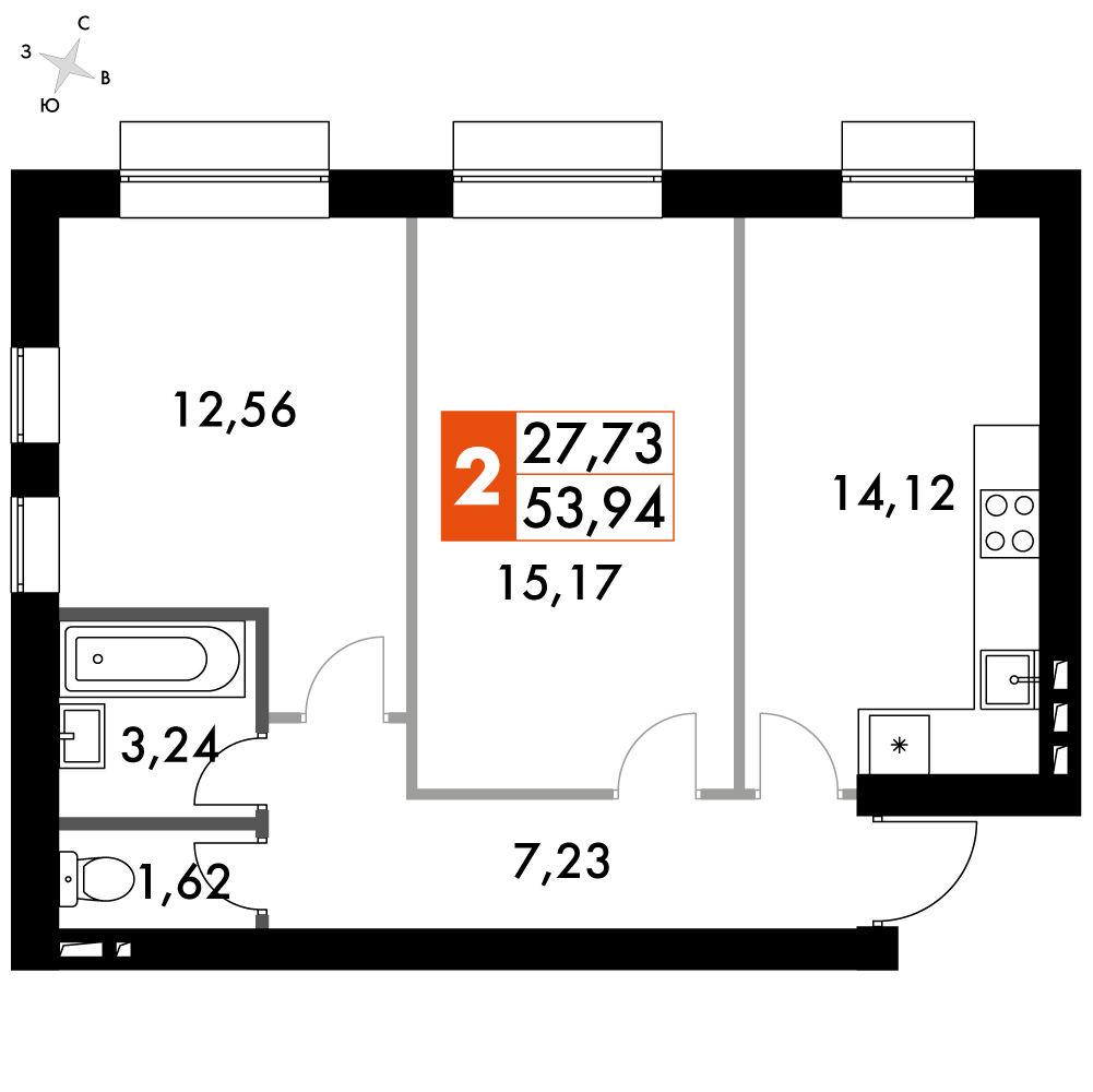 План таунхауса