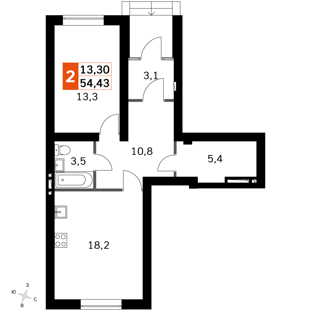 План таунхауса