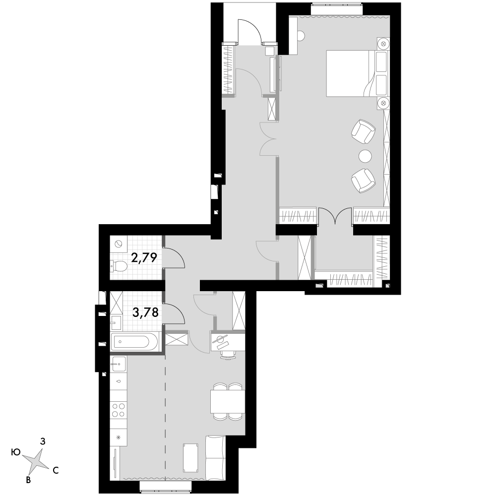 План таунхауса