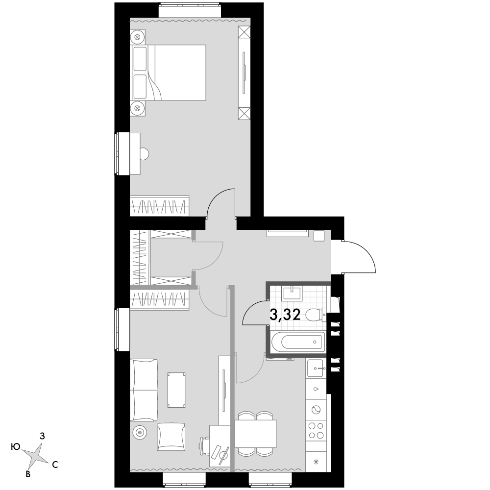 План таунхауса