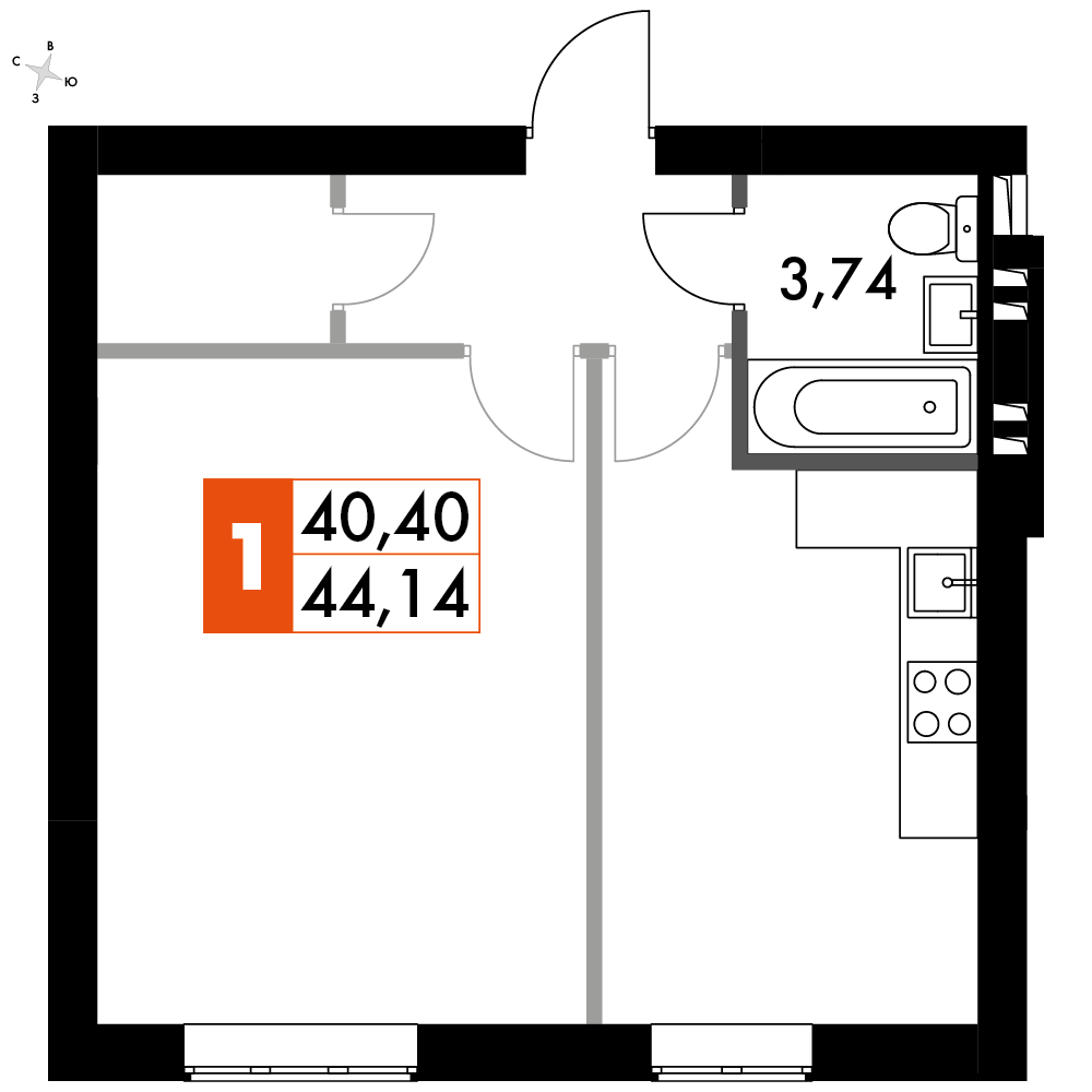 План таунхауса