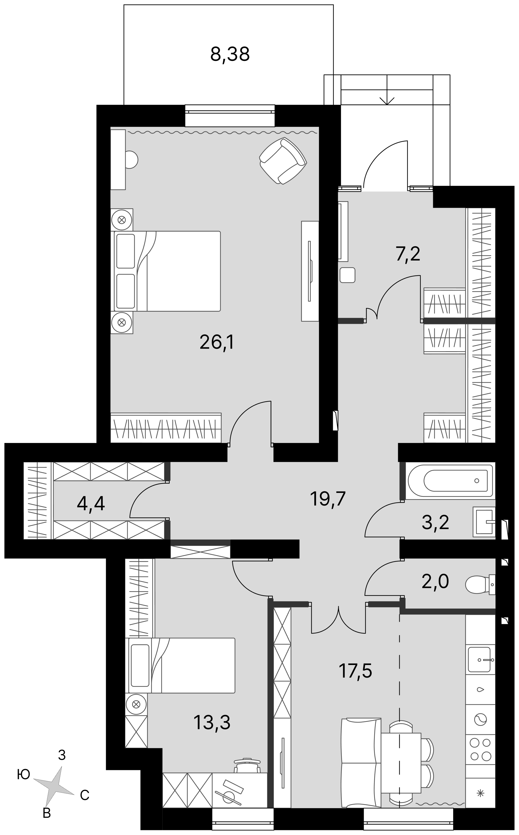 План таунхауса