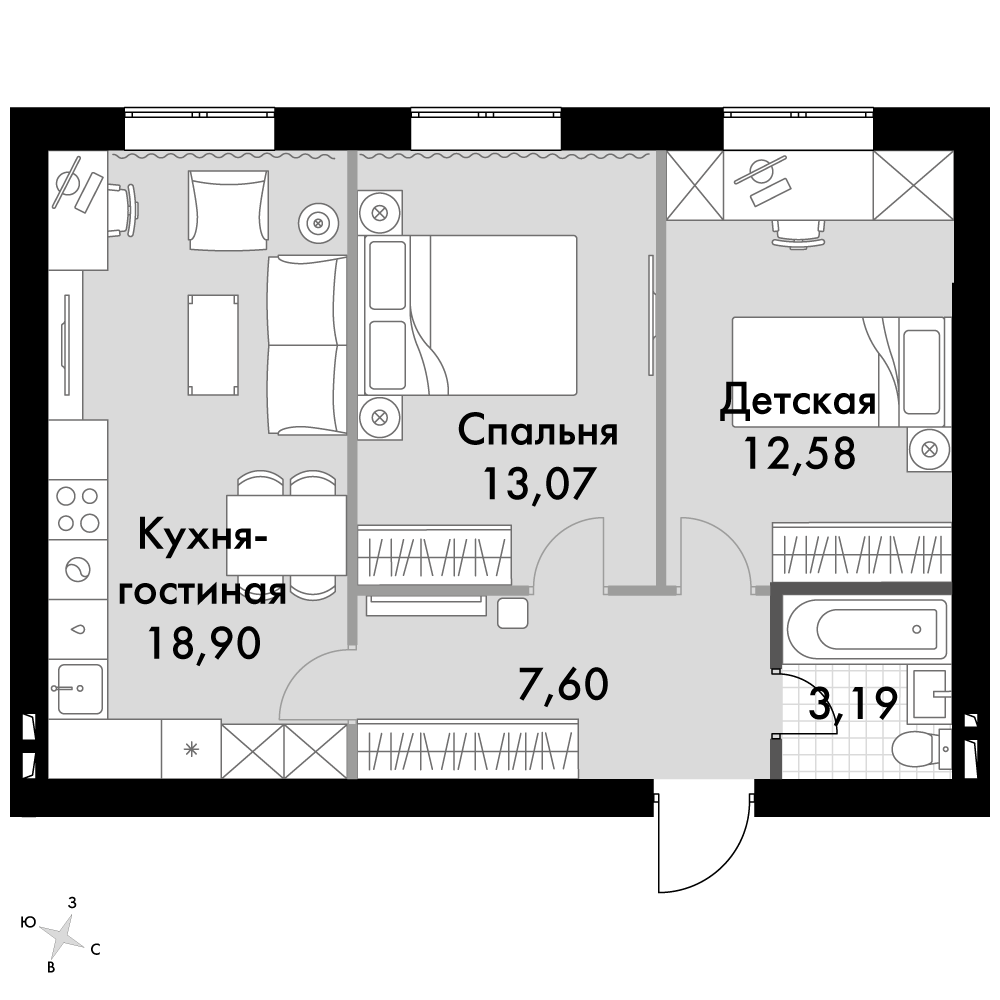 План таунхауса