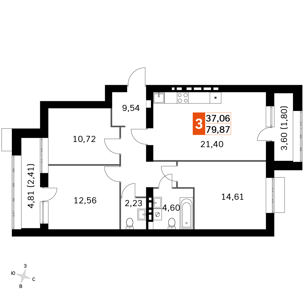 План таунхауса