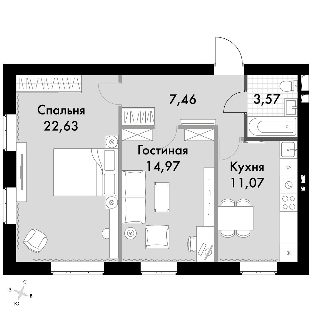 План таунхауса