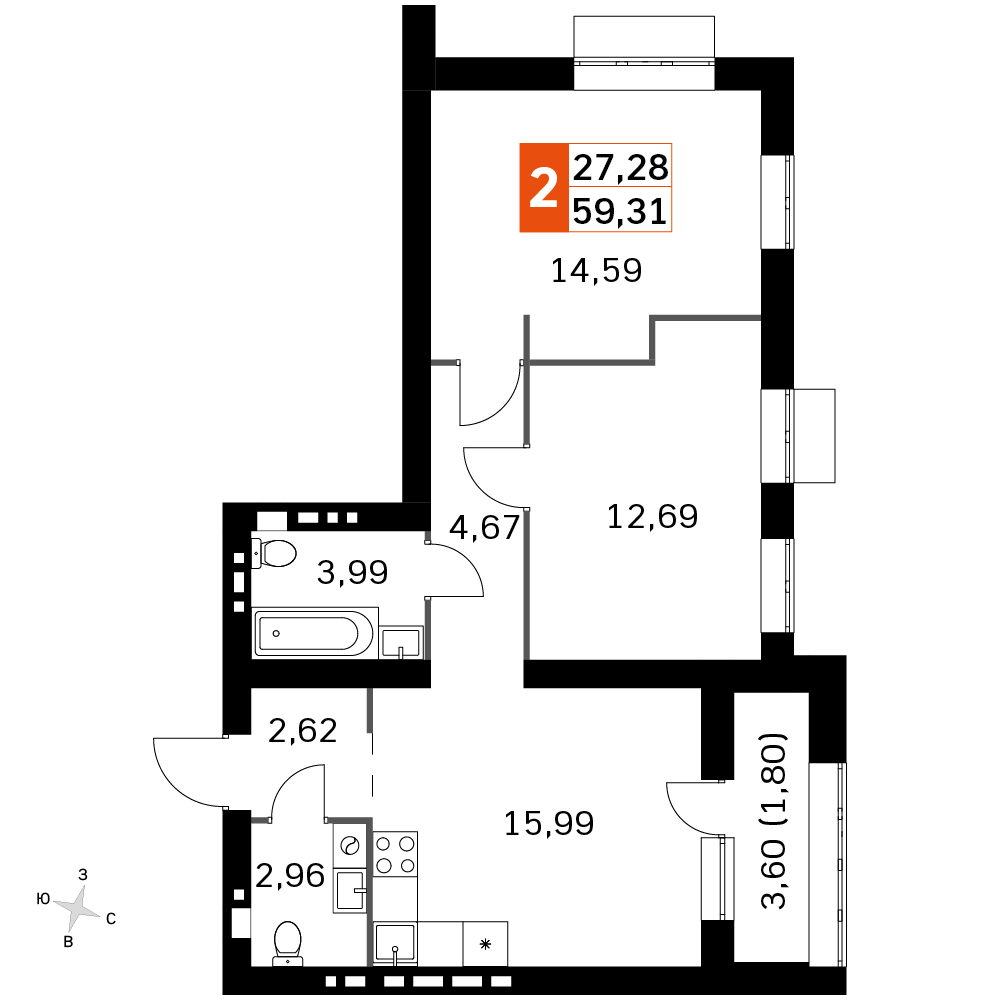 План таунхауса