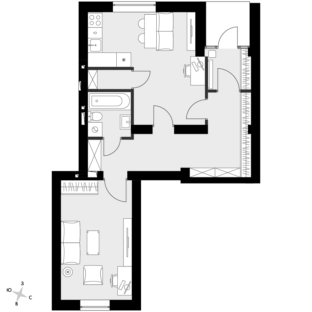 План таунхауса