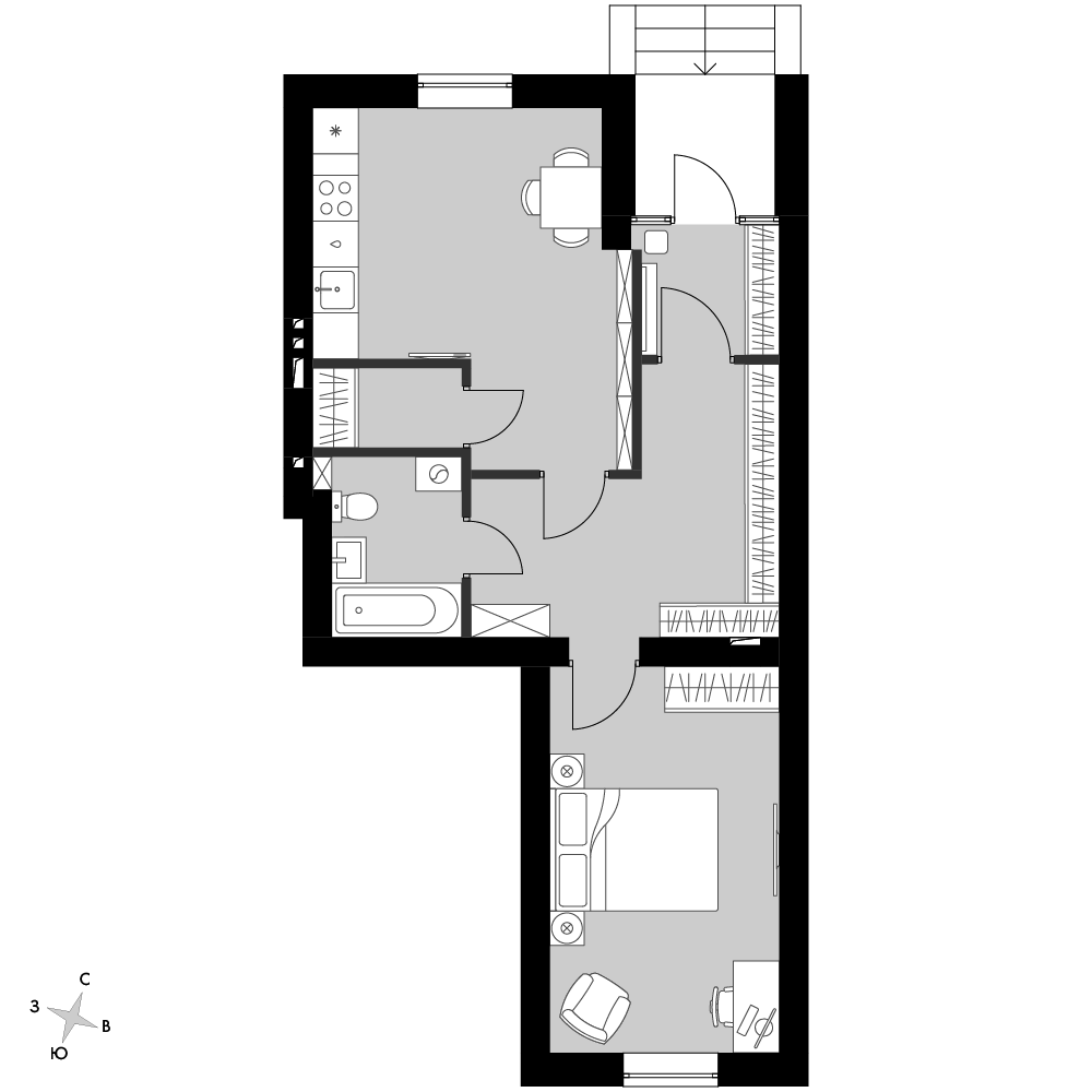 План таунхауса