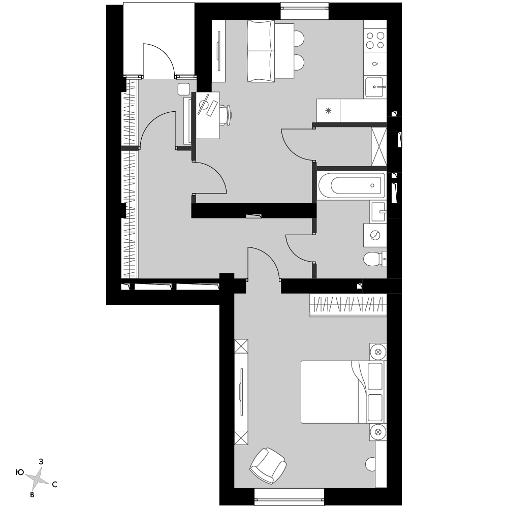 План таунхауса