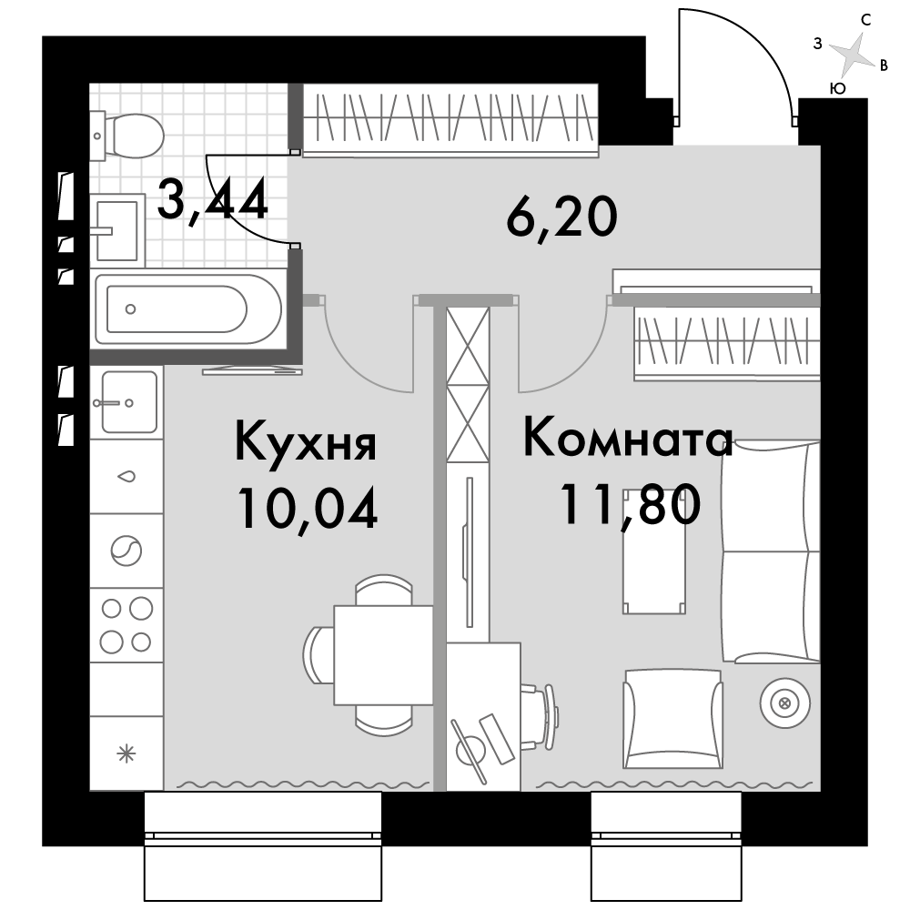 План таунхауса