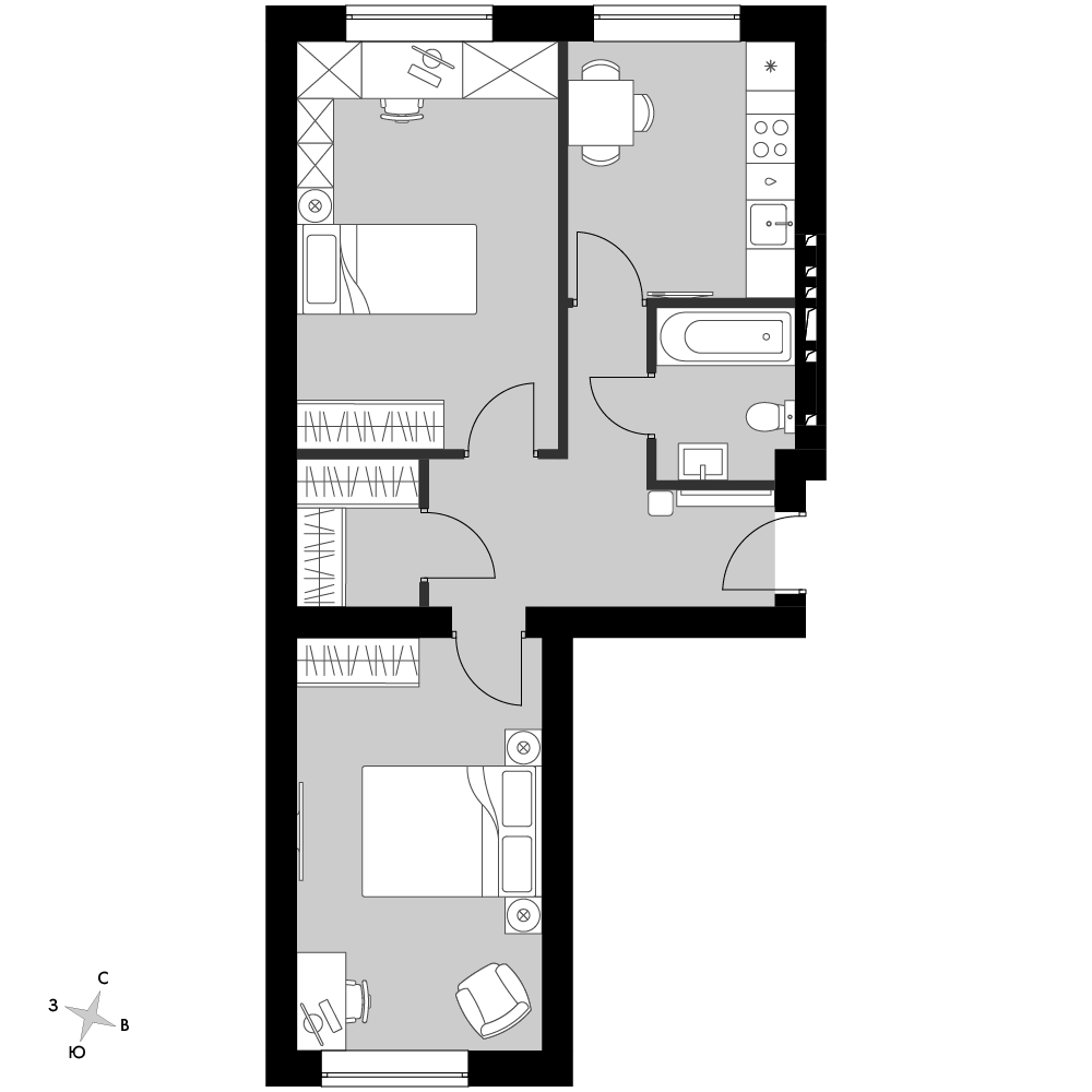 План таунхауса