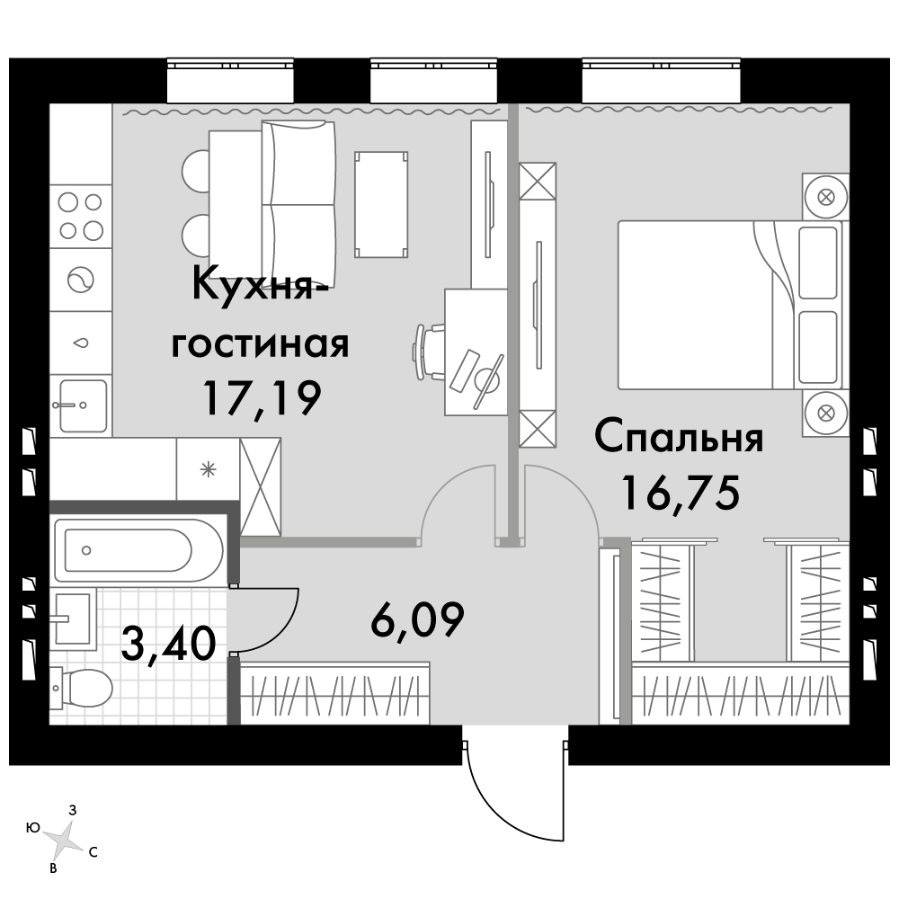 План таунхауса