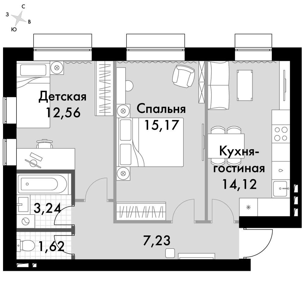 План таунхауса