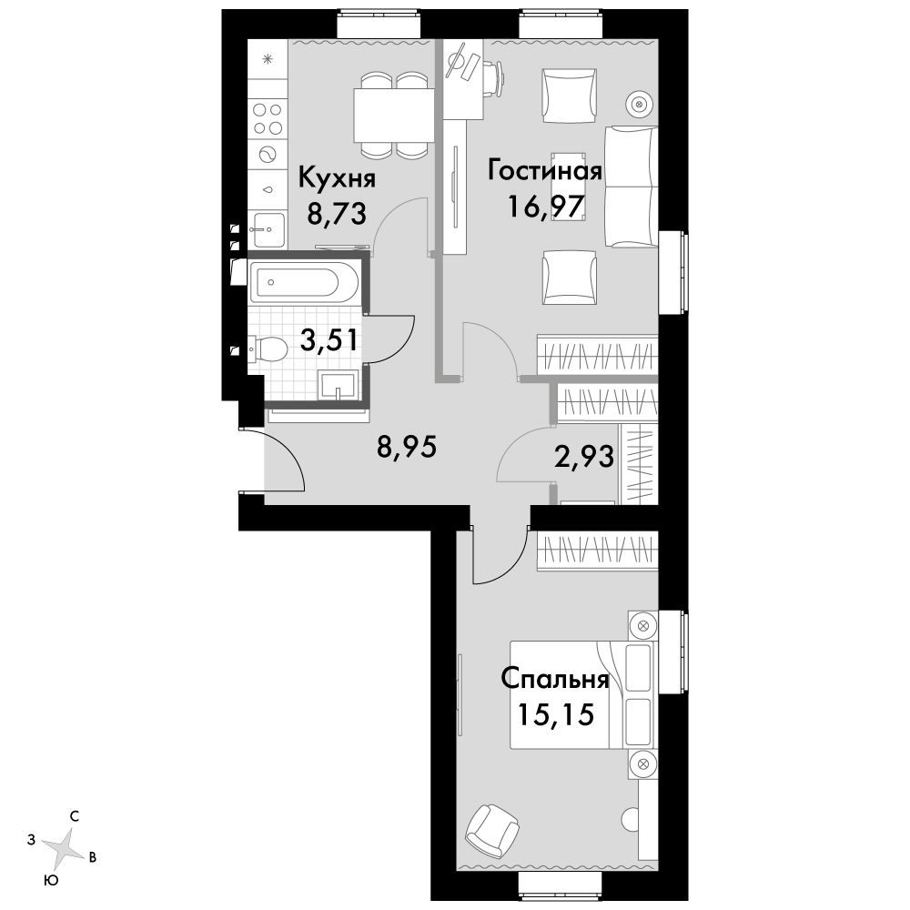 План таунхауса