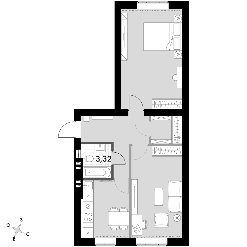 План таунхауса