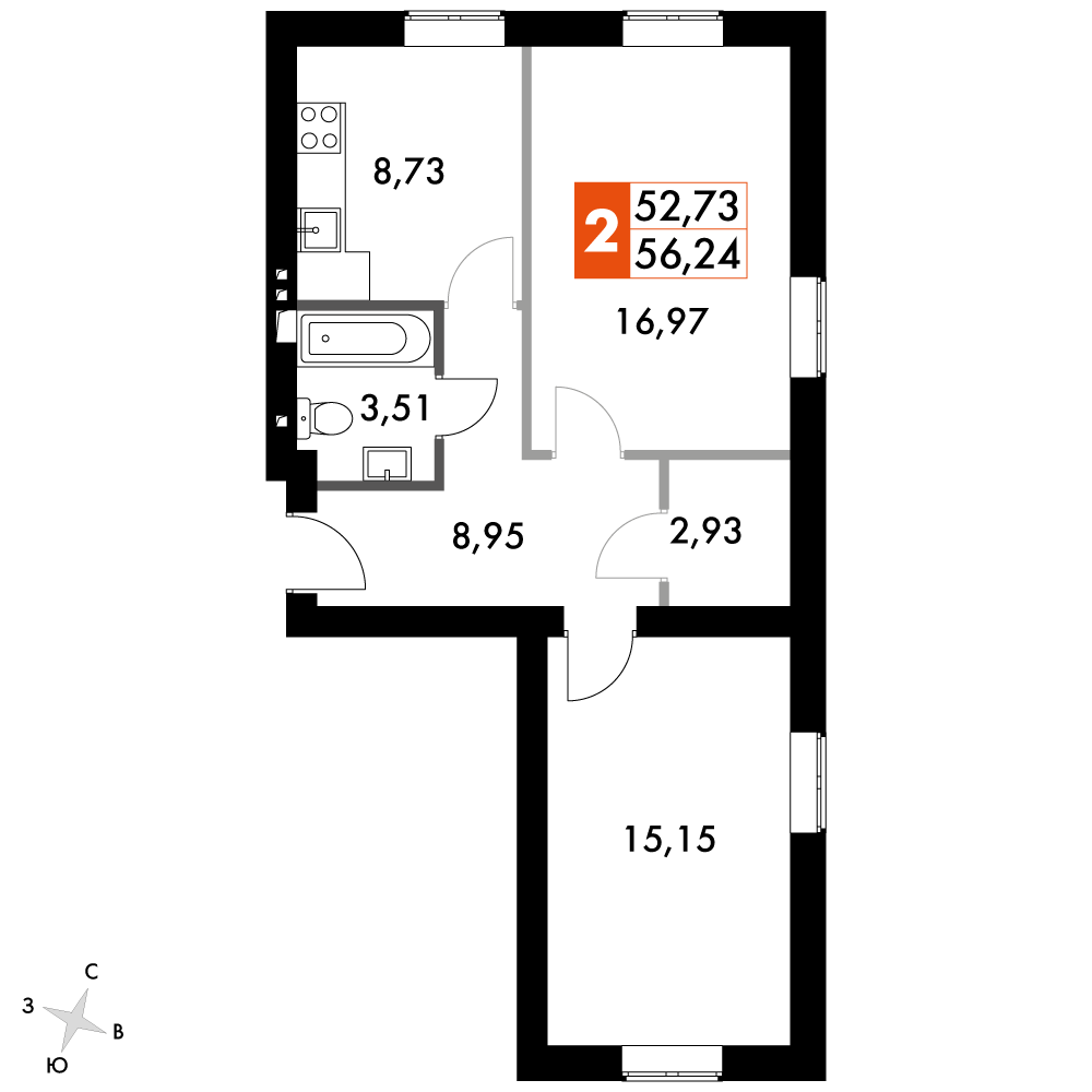 План таунхауса