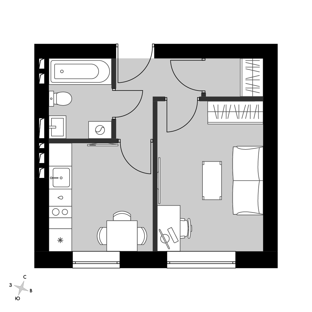 План таунхауса