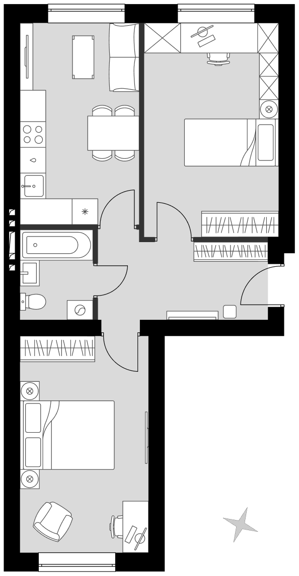 План таунхауса