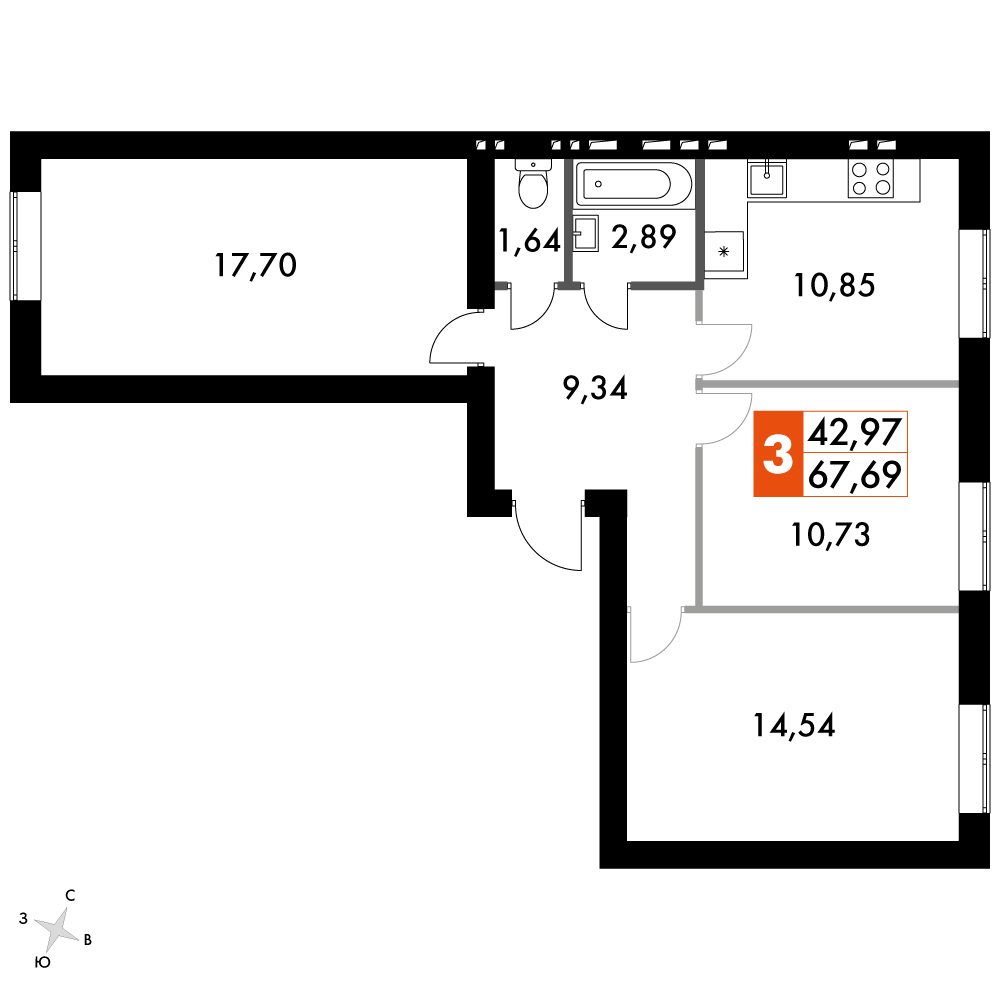 План таунхауса