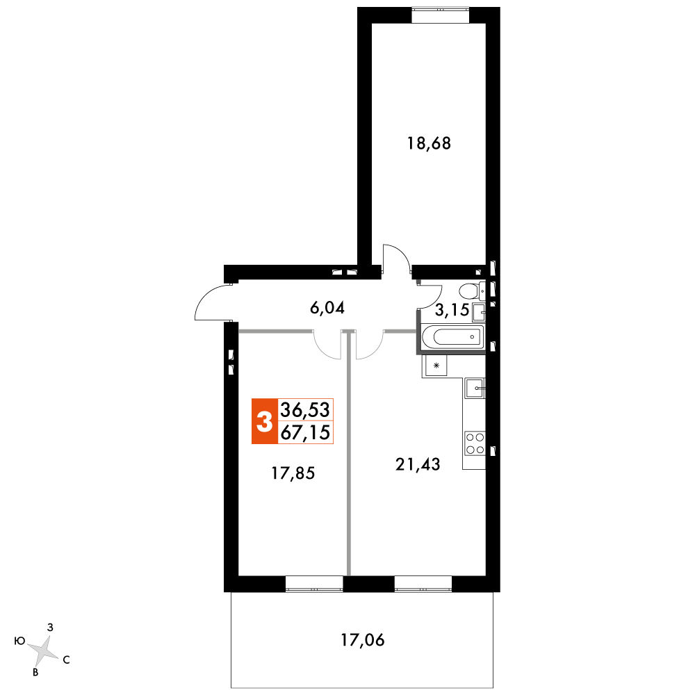 План таунхауса