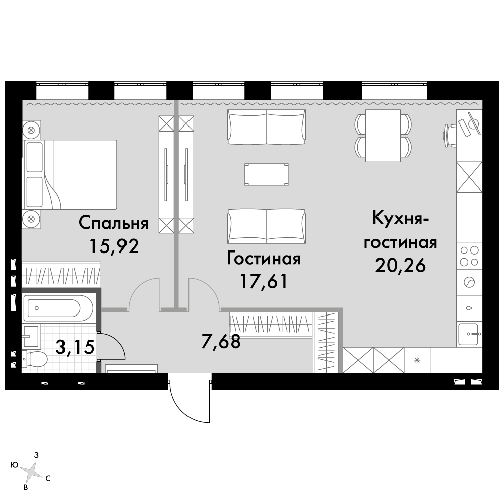 План таунхауса